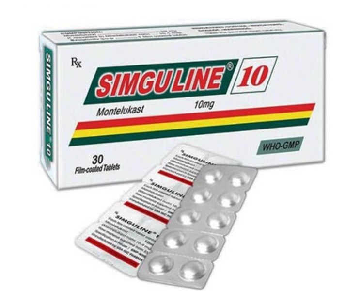 Simguline 10mg Nic (H/30v) Montelukast 10mg