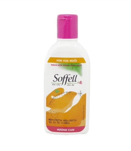 Soffell Kem Cho Muỗi Hương Cam (C/60ml)