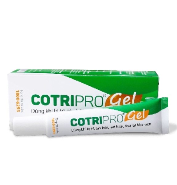 Gel Bôi Trĩ Cortripro Thái Minh (T/25gr) Lớn