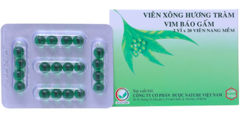 Viên Xông Hương Tràm Báo Gấm (H/40V)
