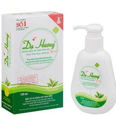Dung Dịch Vệ Sinh Phụ Nữ Dạ Hương Xanh Lá Có Vòi (C/120ml)