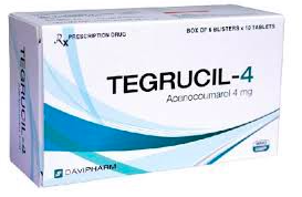 Tegrucil Acenocoumarol 4mg Davi H/60v