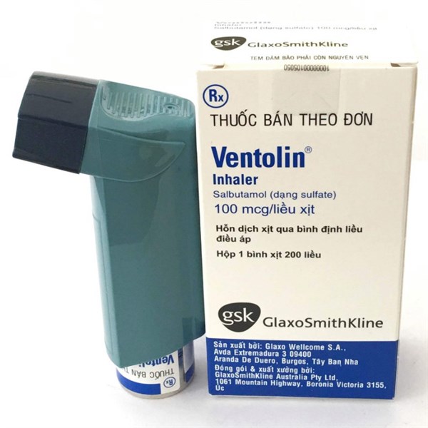 Ventolin Inhaler Gsk (C/100mcg)