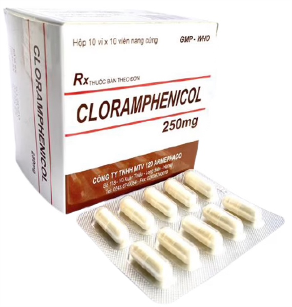 Cloramphenicol 250mg Armephaco (h/100v)