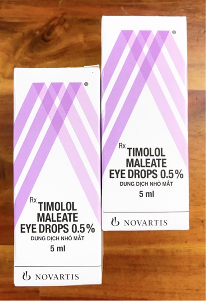 Thuốc nhỏ mắt Timolol 0,5%/L5ml