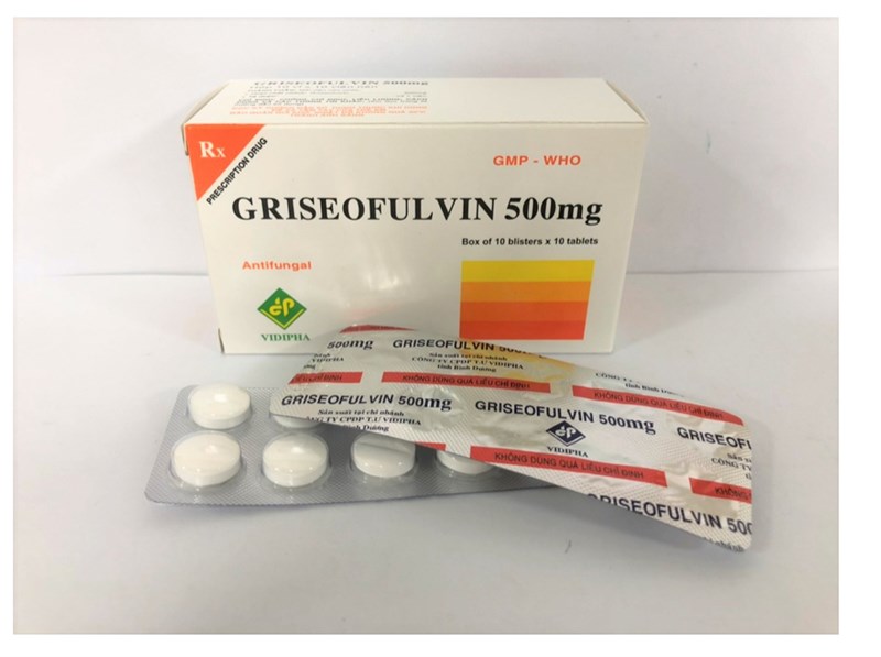 Griseofulvin 500mg Vidipha H/100v