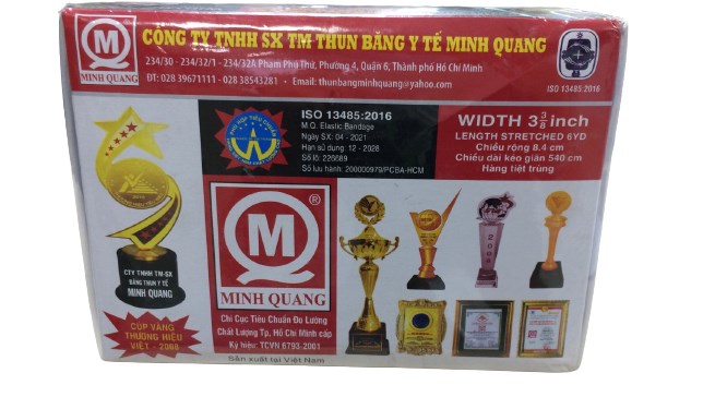 Băng Thun 2 Móc Minh Quang (Hộp/12 Cuộn)