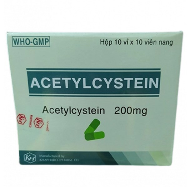 Acetylcystein 200mg Khapharco (H/100v)