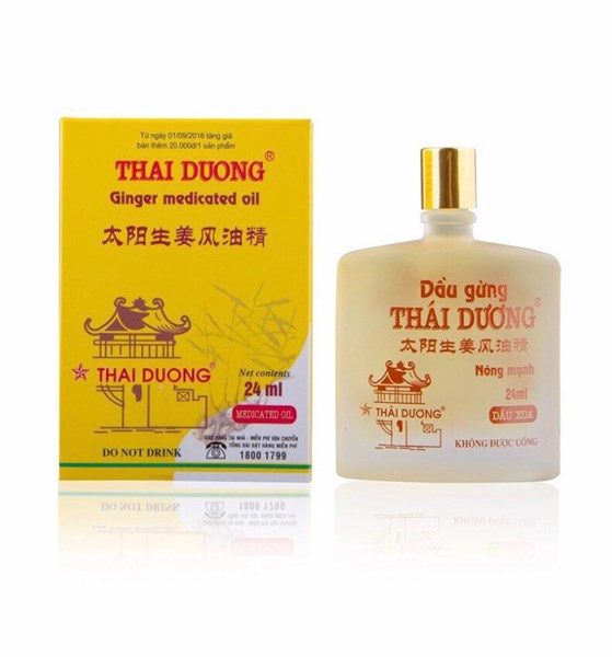 Dầu Gừng Thái Dương C24ml