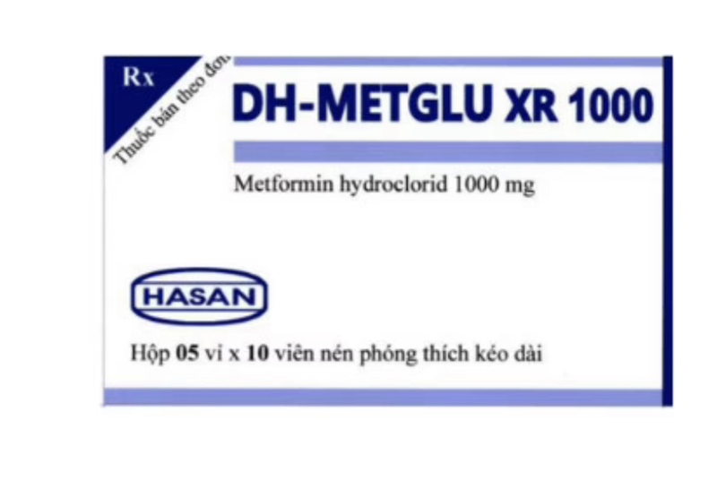 Dh-Metglu Xr 1000 Metformin 1000mg Hasan (H/50v)
