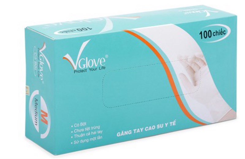Găng Tay VGlove Size M(Có bột)/H100c