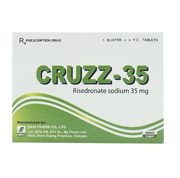 Cruzz-35 Davipharm (Hộp/4 Viên Nén)