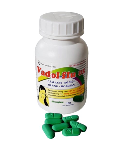 Vadol Flu Dx Vacopharm (C/100v)