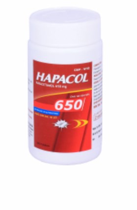 Hapacol 650mg DHG C/100V
