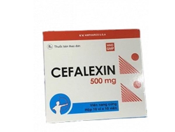 Cefalexin 500mg cephalexin Ampharco (H/100v)