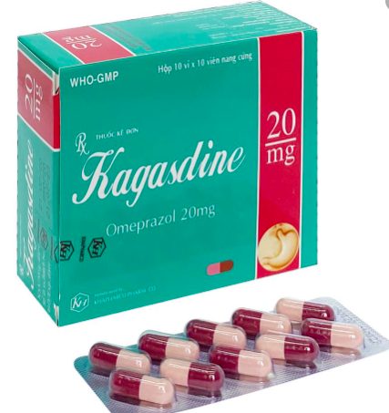 Kagasdin Omeprazol 20mg H/100V (vỉ thường)