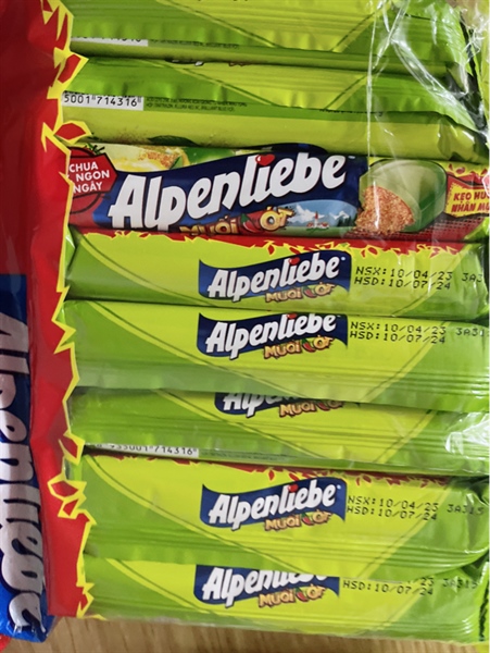 Kẹo Alpenlibe Xoài Muối Ớt (Bịch/15 Cây)