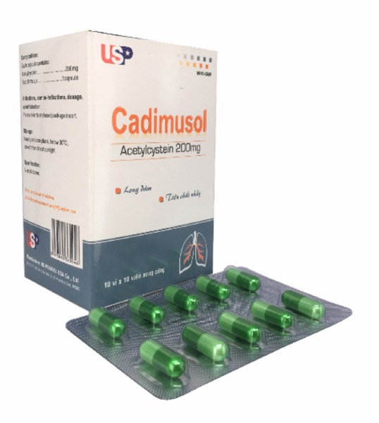 Cadimusol Acetylcystein 200 Usp (H/100v)