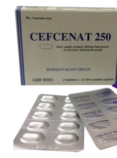 Cefcenat Cefuroxim 250mg Tipharco (H/20v)