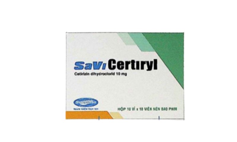 Savi Certiryl Savipharm (H/100 Viên Nén)