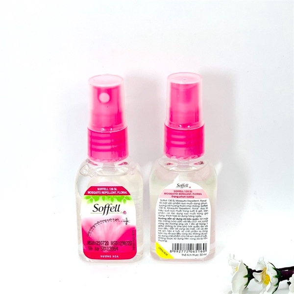 Xịt Xua Muỗi Hương Hoa - Soffell (C/30ml)