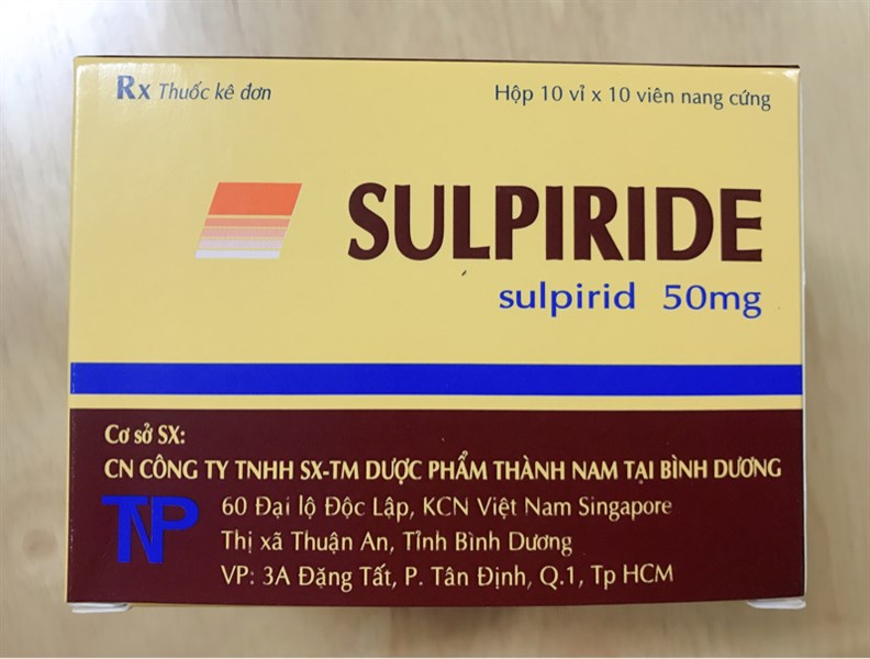 Sulpiride 50mg Thành Nam/H100v