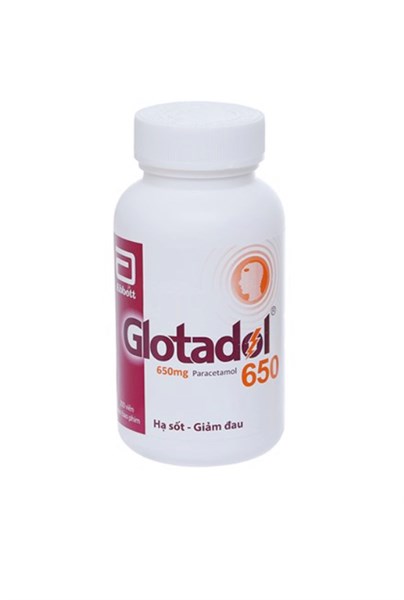 Glotadol 650 Paracetamol 650mg Glomed (C/200v)