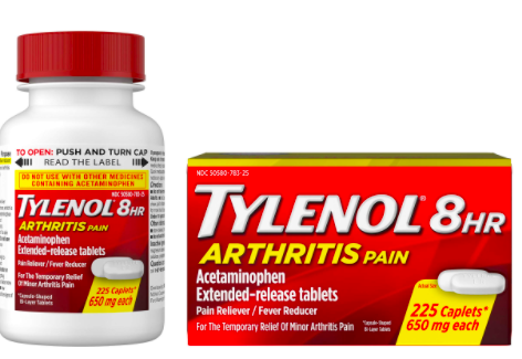 Tylenol Paracetamol 650mg 8 Hour C/225V