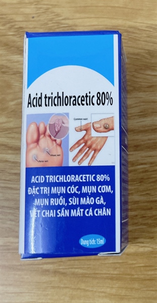 Trị Mun Cóc Acid Trichloracetic 80%