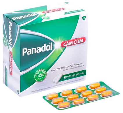Panadol Cảm Cúm Cold + Flu GSK (H/180V) date 10/26