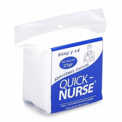 Bông Gòn Y Tế Quick Nurse (G/25gr)