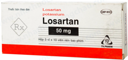 Losartan 50mg Trà Vinh H/30V