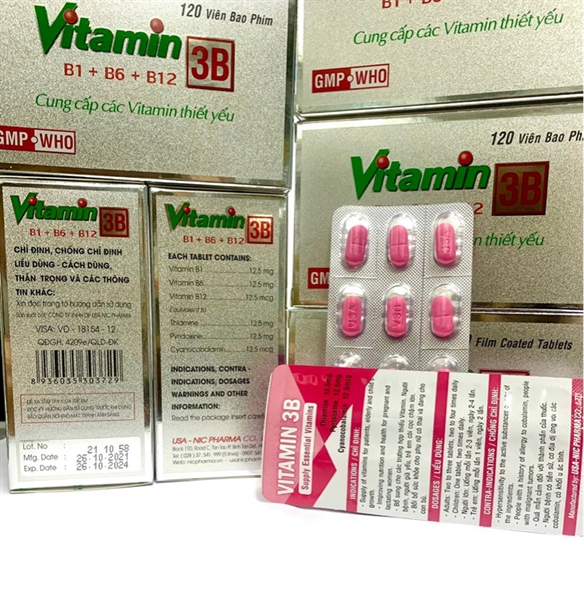 Vitamin 3b Softcaps Usa Nic Pharma (H/100v) 3b Thuốc