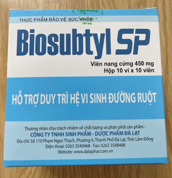 Biosubtyl SP 450mg Dp Đà Lạt/H100v
