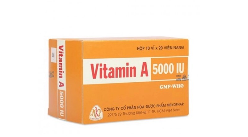 Vitamin A 5000 Lớn Mekophar (h/200v)