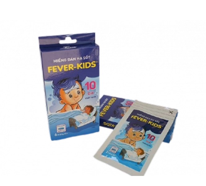 Miếng Dán Hạ Sốt Fever Kids Tatra (Hộp/6 Miếng)