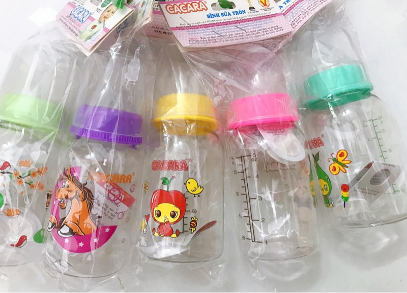 Bình sữa tròn Cacara/B140ml