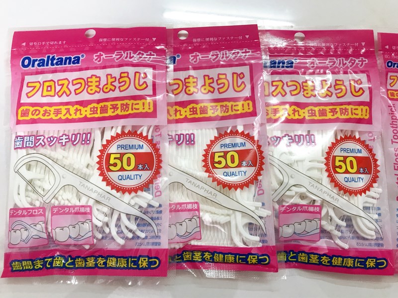 Tăm chỉ nha khoa Oratana Nhật Bản/Túi 50c