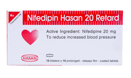 Nifedipin Hasan 20 Retard - Hasan (H/100v)