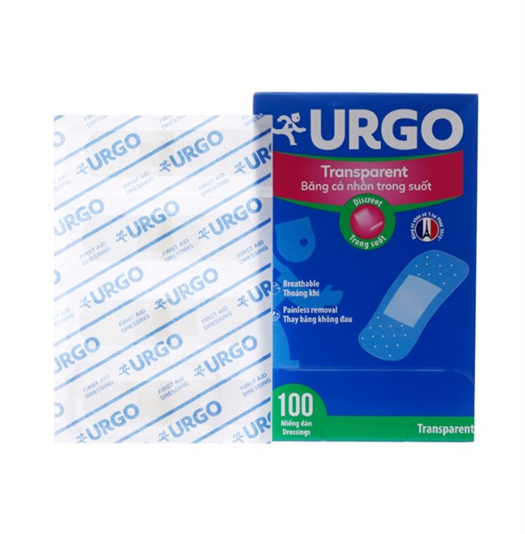 Băng Cá Nhân Trong Suốt Urgo Transparent (H/100m)