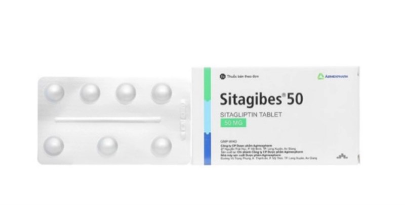 Sitagibes Sitagliptin 50mg Agimexpharm (hộp/28viên)