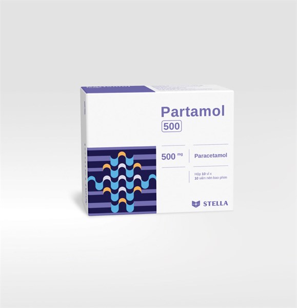 Partamol Paracetamol 500mg Stella (H/100v)