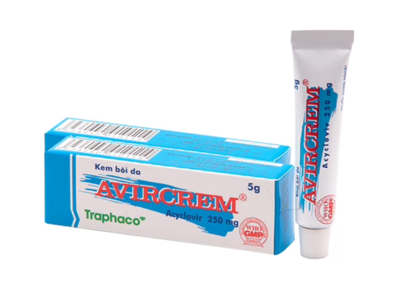 Avircrem Acyclovir Traphaco (lốc/10t/5gr)