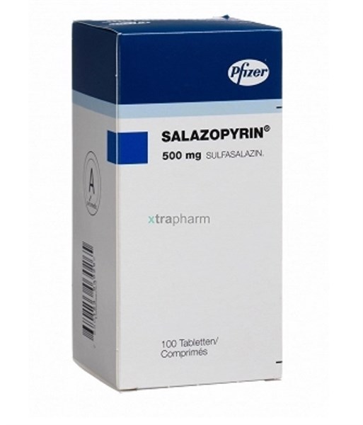 Salazopyrine 500mg Pfizer (C/100v)