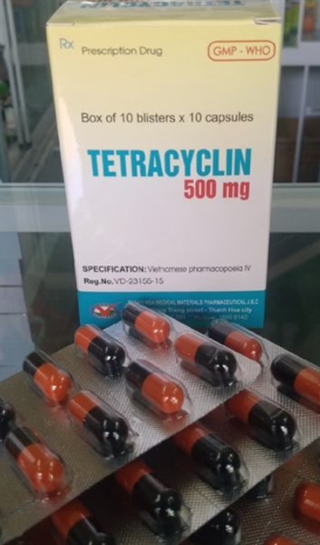 Tetracyllin 500mg Thehaco H/100V