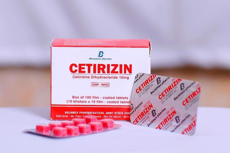 Cetirizin 10mg Becamex H/100V