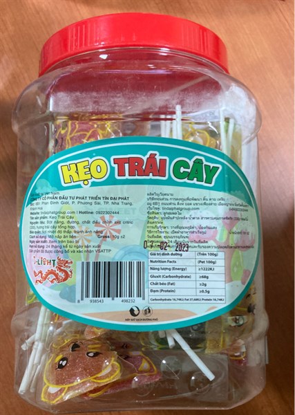 Kẹo dẻo trái cây tổng hợp