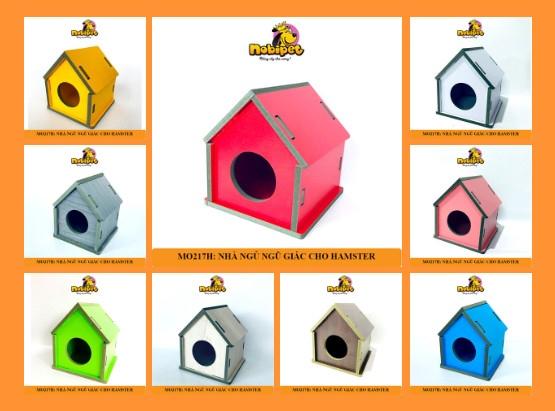 Nhà Ngủ Gỗ Ngũ Giác Size Nhỏ