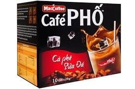 Cà Phê Sữa Đá, Cà Phê Phố-maccoffee, Hộp (240g/10 Gói*24g)