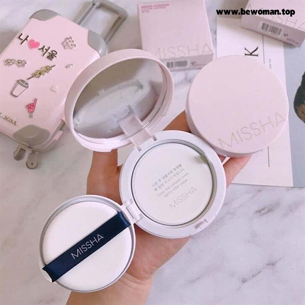 Phấn Nước Missha Magic Cushion Cover Lasting (vỏ hồng) - Tone 23 | A1